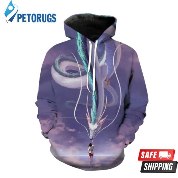 Spirited Away Dragon Spirited Away Dragon 3D Hoodie