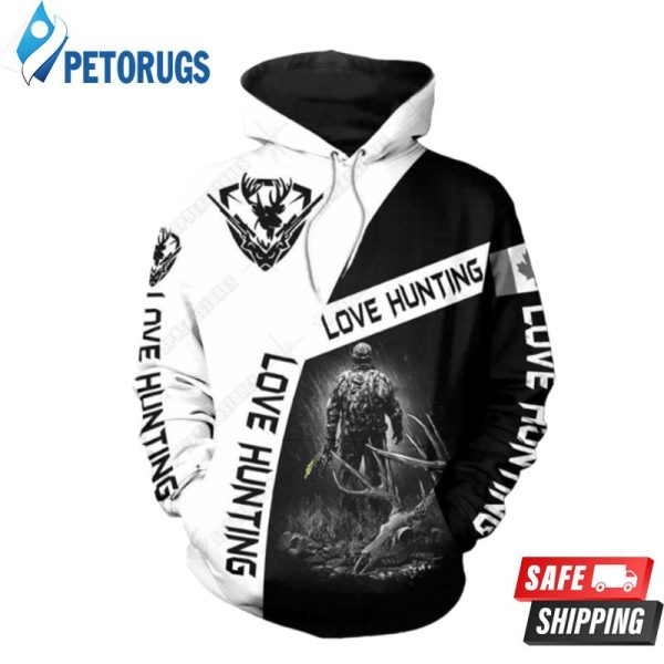 Spread Stores Love Hunting 3D Hoodie