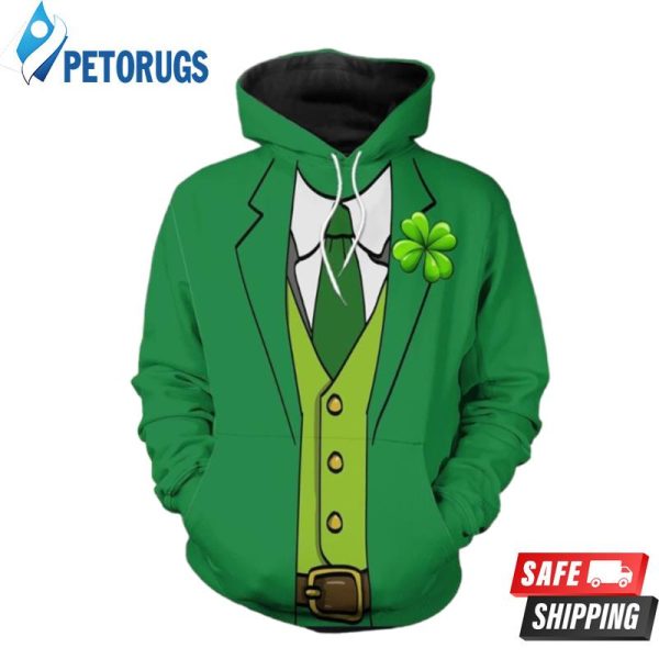 St Patricks Day Costume 3D Hoodie