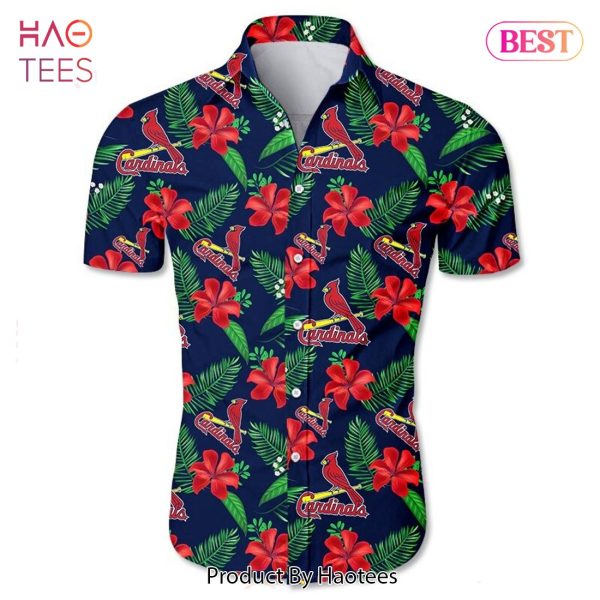 St. Louis Cardinals Hawaiian shirt Tropical flower gift for fans