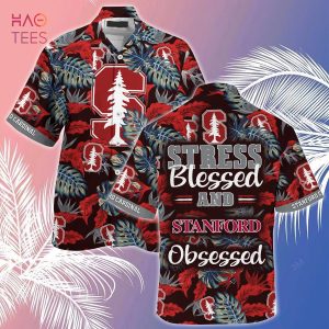 Stanford Cardinal Summer Hawaiian Shirt And Shorts