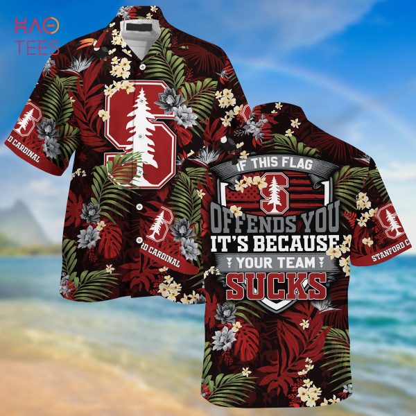 Stanford Cardinal Summer Hawaiian Shirt And Shorts