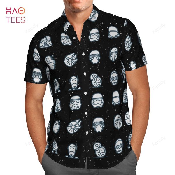 StarWars Helmet AOP Hawaiian Shirt