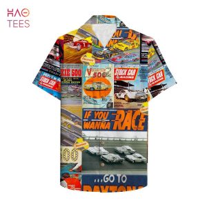 Stock Car Racing Magazine Hawaiian Shirt