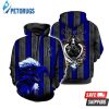 Striped Ravenclaw Harry Potter 4500 3D Hoodie