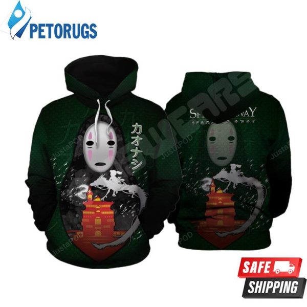 Studio Ghibli No Face 3D Hoodie