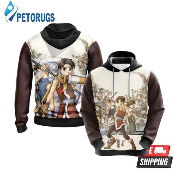 Suikoden 1502 3D Hoodie