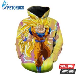 Super Saiyan 3 Goku Ragon Ball Z S 3D Hoodie