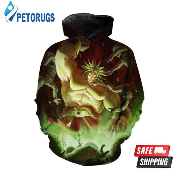 Super Saiyan Broly Dragon Ball Movie 3D Hoodie