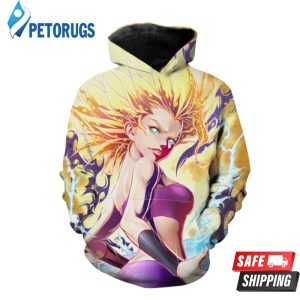 Super Saiyan Caulifla Ragon Ball Super Caulifla 3D Hoodie