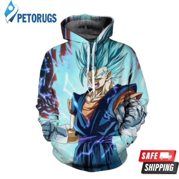 Super Saiyan God Goku Dragon Ball Z 3D Hoodie