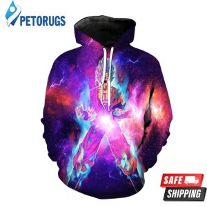 Super Saiyan God Super Saiyan Goku Galaxy Dragon Ball Super 3D Hoodie