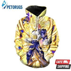 Super Saiyan Vegeta V2 Dragon Ball Z 3D Hoodie