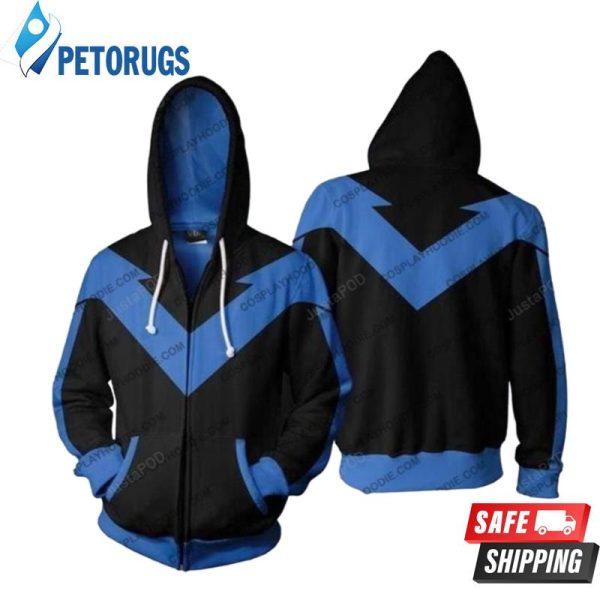 Supercosplay Nightwing 3D Hoodie