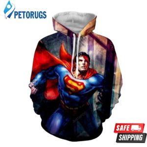 Superman Comic 3D Hoodie