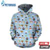 Sushi Cartoon 3D Hoodie