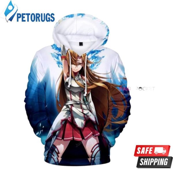 Sword Art Online Yuuki Asuna 3D Hoodie