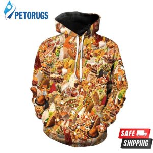 Taco Bell Collage 3D Hoodie