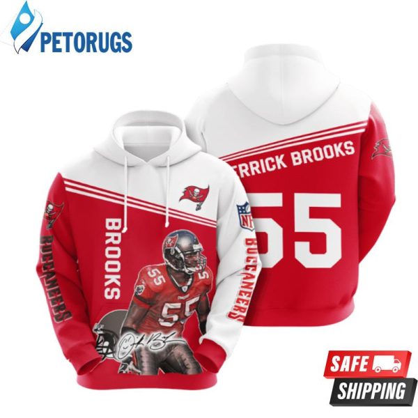 Tampa Bay Buccaneers Derrick Brooks 3D Hoodie