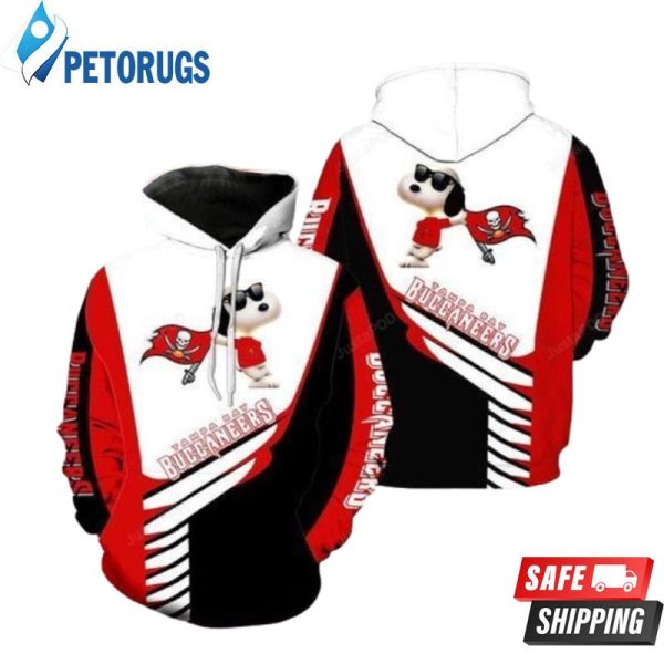 Tampa Bay Buccaneers Snoopy 3D Hoodie