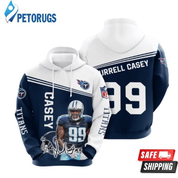 Tennessee Titans Jurrell Casey 3D Hoodie