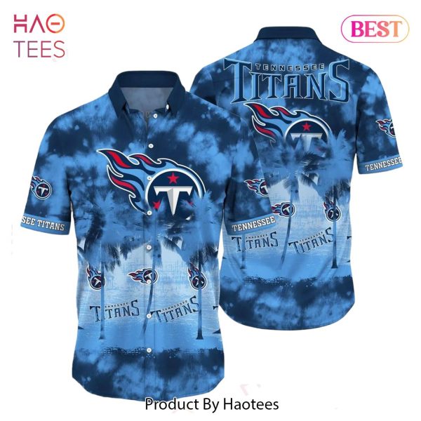 Tennessee Titans NFL Hawaiian Shirt Tropical Pattern Graphic Short Sleeve Summer Gift For Fans