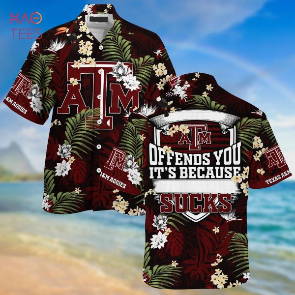 Texas A&M Aggies  Summer Hawaiian Shirt And Shorts