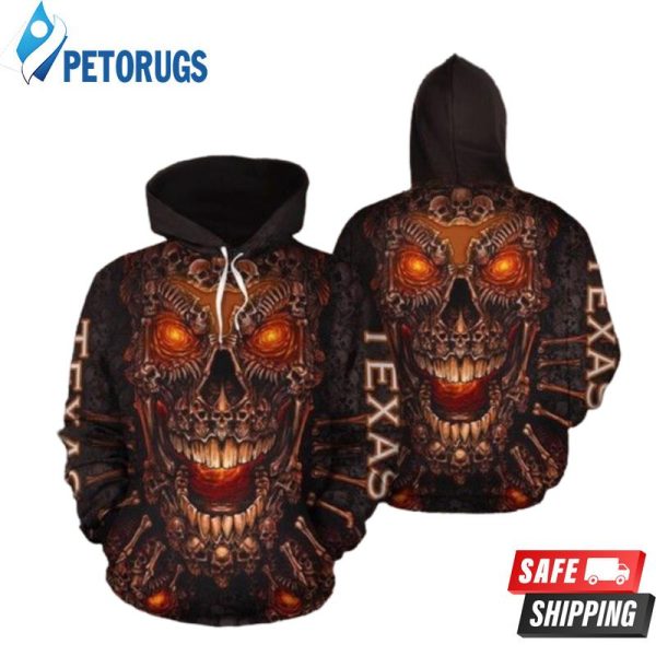 Texas Kings Skull Texas Texas 3D Hoodie