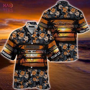 Texas Longhorns  Summer Hawaiian Shirt