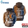 Texas Longhorns Vs Dallas Cowboys 3D Hoodie