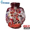 The Avengers Tampa Bay Buccaneers Red 3D Hoodie