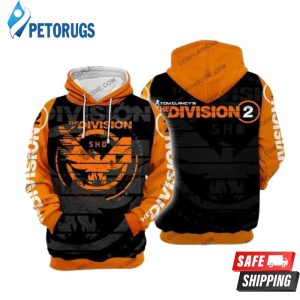 The Division Orange With Number Cosplay 3D Hoodie