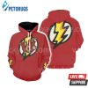 The Flash Sloth 4337 3D Hoodie