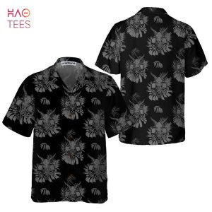 The Goat Skull Hawaiian Shirt