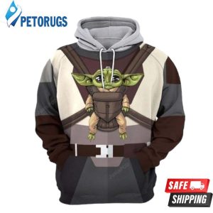 The Hangover Baby Yoda Mandalorian 3D Hoodie