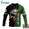 The Irishman Notre Dame Fighting Irish American Skull 3D Hoodie