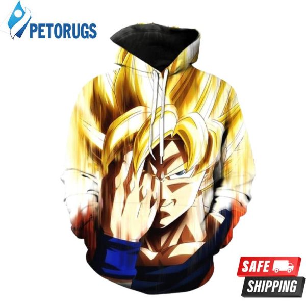 The Last Instant Transmission Super Saiyan Goku Dragon Ball Z 3D Hoodie