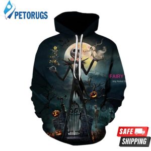 The Nightmare Before Christmas Jack Skellington B 3D Hoodie