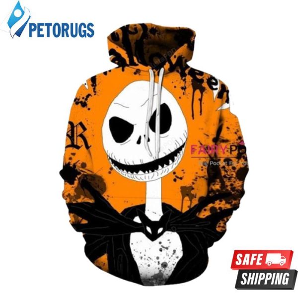 The Nightmare Before Christmas Jack Skellington E 3D Hoodie