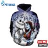 The Nightmare Before Christmas Sally Jack Skellington Christmas 3D Hoodie