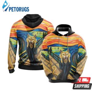 The Scream Cat 574 3D Hoodie