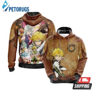 The Seven Deadly Sins Characters 2946 3D Hoodie