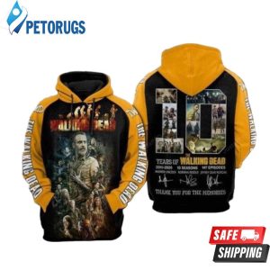 The Walking Dead Anniversary 3D Hoodie