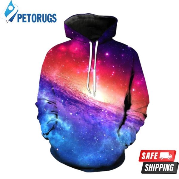 Tie Dye Galaxy 3D Hoodie