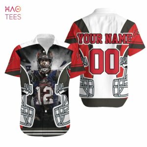 Tom Brady 12 Tampa Bay Buccaneers Nfc South Champions Super Bowl 2022 Personalized Hawaiian Shirt