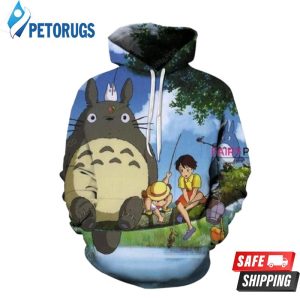 Tonari No Totoro Mei Kusakabe Totoro Satsuki Kusakabe 3D Hoodie