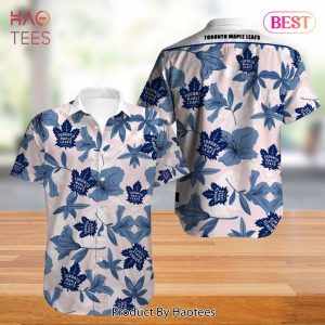 Toronto Maple Leafs Hawaiian Shirt Tropical Flowers summer for fans