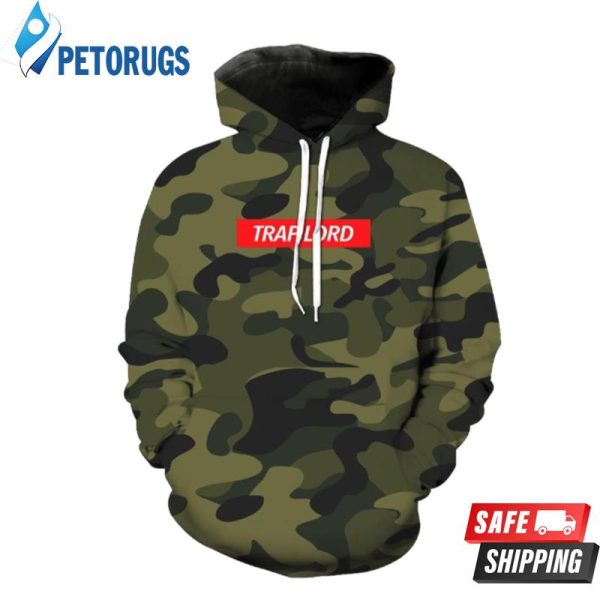 Trap Loword Camouflage 3D Hoodie