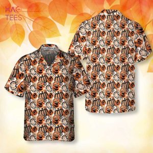 Trendy Painted Thanksgiving Pumpkin Hawaiian Shirt