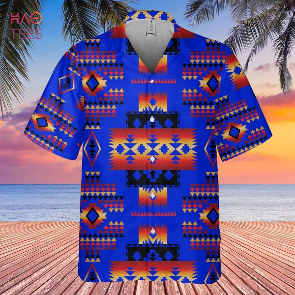 Tribes Pattern Native American Hawaiian Shirt